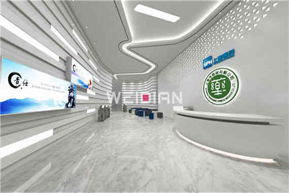 上藥集團企業(yè)展廣州展廳裝修設計公司